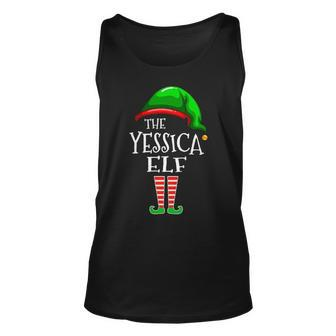 Yessica Name Gift The Yessica Elf Christmas Unisex Tank Top - Seseable