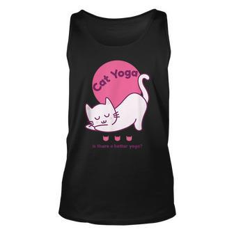 Yoga Cat Yoga Position Meow Maste Workout Yoga Tank Top | Mazezy