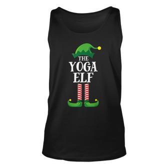 Yoga Elf Matching Family Group Christmas Party Gift For Women Unisex Tank Top - Thegiftio UK