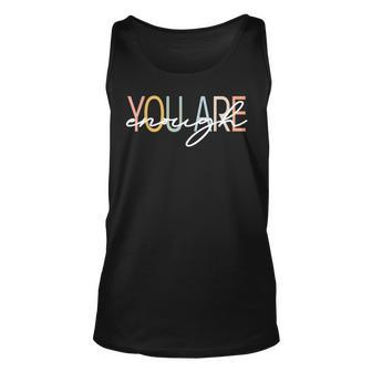 You Are Enough Mental Health Awareness Illness Anxiety Unisex Tank Top - Monsterry CA