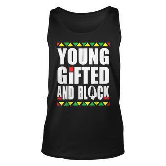 Young Gifted And Black History Month Junenth Boys Girls Unisex Tank Top - Seseable