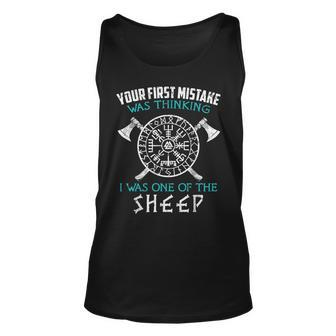 Your First Mistake Viking Norse Unisex Tank Top - Seseable