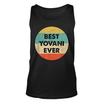 Yovani Name Unisex Tank Top - Thegiftio UK