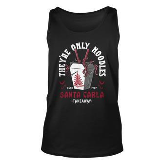 They're Only Noodles Vampire Chinese Food Vintage Horror Vampire Tank Top | Mazezy