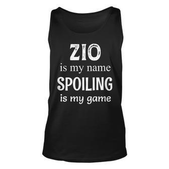 Zio Is My Name Italy Italian Uncle Unisex Tank Top | Mazezy