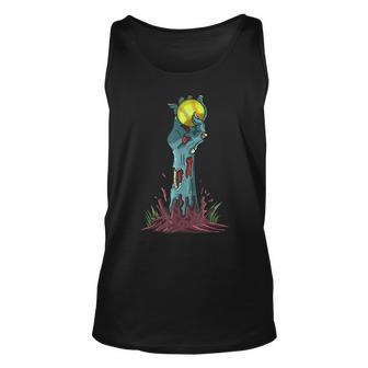 Zombie Hands Softball Halloween Horror Scary Outfit Halloween Tank Top | Mazezy
