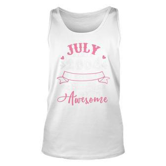 16 Yrs Old Gifts For 16Th Birthday Girl Born In 2004 July Unisex Tank Top | Mazezy