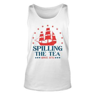 4Th Of July Spilling The Tea Since 1773 Fourth Of July Tank Top | Mazezy