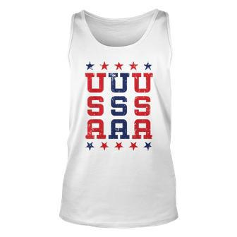 4Th Of July Celebration Independence America Flag Vintage Unisex Tank Top - Monsterry CA