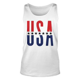 4Th Of July Celebration Independence Fireworks America Flag Unisex Tank Top - Monsterry CA