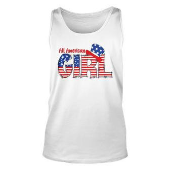 All American Girl Matching Family Fourth 4Th Of July Unisex Tank Top - Monsterry