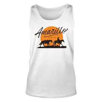 Amarillo By Morning Country Music Western Unisex Tank Top | Mazezy