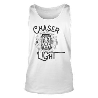 Analog Photography Lover T Light Chaser Photography Tank Top | Mazezy
