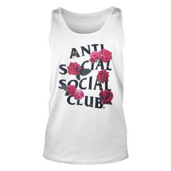 Antisocial Introvert I Hate People Antisocial Club Unisex Tank Top | Mazezy