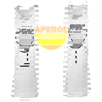 Aperol Spritz Love Aperol Vintage Drink Unisex Tank Top | Mazezy