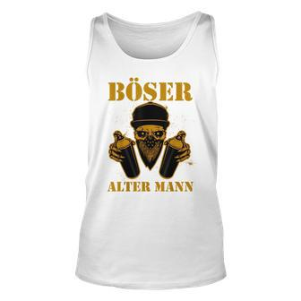Bad Old Man Gangster Spray Cans Unisex Tank Top | Mazezy