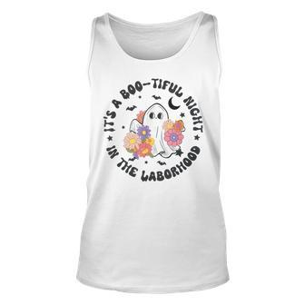 Beautiful Day Laborhood Halloween Labor And Delivery Ghost Tank Top - Monsterry DE
