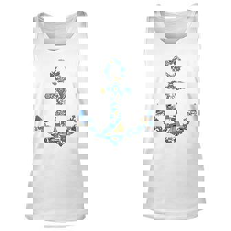 Boat Lighthouse Ship Wheel Treasure - Funny Sailors Anchor Unisex Tank Top | Mazezy