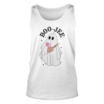 Boo-Jee Halloween Spooky Season Cute Ghost Boujee Boogee Tank Top - Monsterry CA