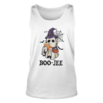 Boo-Jee Halloween Spooky Season Cute Ghost Boujee Boogee Tank Top - Monsterry UK