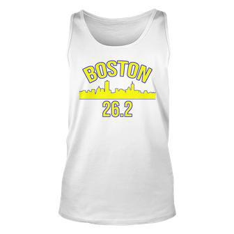 Boston 262 Miles 2019 Marathon Running Runner Gift Unisex Tank Top | Mazezy