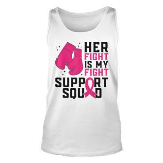 Breast Cancer Awareness Husband Support Squad Tank Top - Seseable