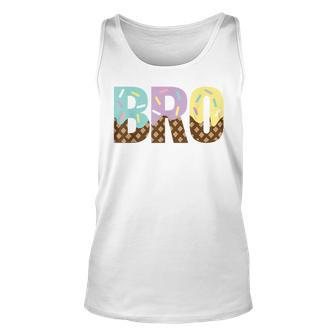 Brother Of The Sweet One Ice Cream 1St First Birthday Family Unisex Tank Top - Monsterry AU