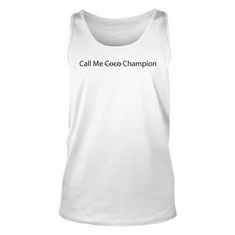Call Me Coco Champion Tank Top | Mazezy UK
