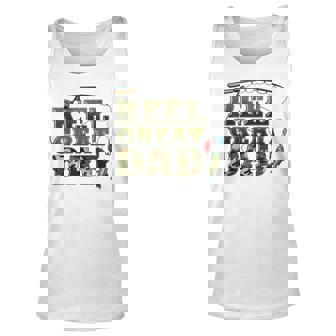 Camouflage Reel Great Dad Fishing Happy Fathers Day Unisex Tank Top - THEGIFTIO