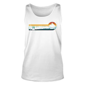 Camping Hiking Camp Hike Wilderness Backcountry Camper Gift Unisex Tank Top - Monsterry AU