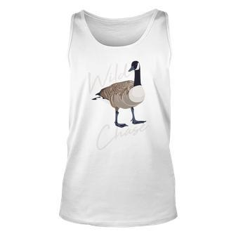 Canadian Goose Wild Goose Chase Funny Cute Bird Hunter Unisex Tank Top | Mazezy