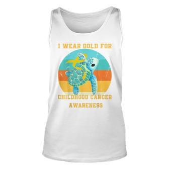 Cancer In September I Wear For Childhood Cancer Awareness Tank Top | Mazezy AU