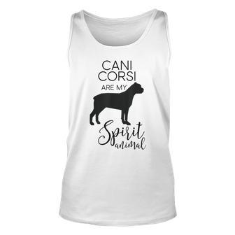 Cane Corso Italian Mastiff Dog Spirit Animal J000255 Unisex Tank Top | Mazezy