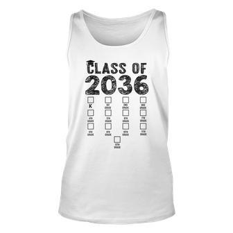 Class Of 2036 Grow With Me With Space For Checkmarks Tank Top - Seseable