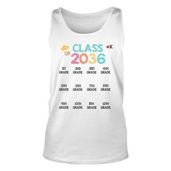 Class Of 2036 Grow With Me With Space For Checkmarks Tank Top - Monsterry
