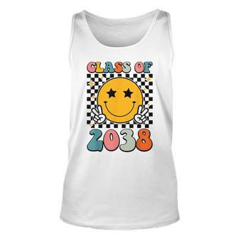 Class Of 2038 Grow With Me Back To School Retro Smile Face Tank Top - Monsterry