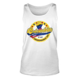 Colombian Independence Day Colombia Flag Retro Vintage Style Colombia Tank Top | Mazezy CA