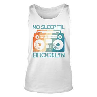 Cool Retro No Sleep Til Brooklyn Old School Portable Stereo Tank Top - Monsterry CA