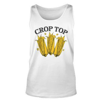 Corn Crop Top Funny Farmer Farming Corn Lover Summer Unisex Tank Top | Mazezy