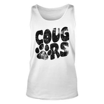 Cougars Football School Sports Fan Team Spirit Tank Top - Monsterry DE