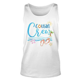 Cousin Crew Matching Family Trip 2023 Beach Vacation Cruise Unisex Tank Top - Seseable