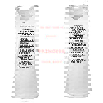 I Have A Crazy Grandpa He Is Also A Grumpy Old Man Princess Tank Top | Mazezy