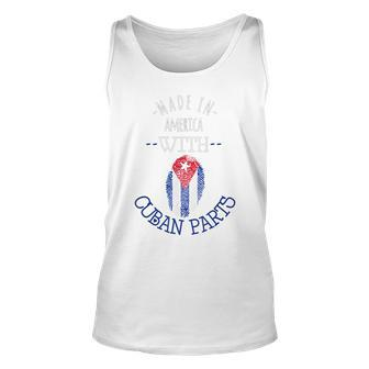 Cuban Flag T For Men - Made In America WCuban Parts Unisex Tank Top | Mazezy
