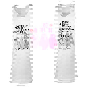 Cute Ghost Mean Ghouls Halloween Costume Spooky Season Tank Top | Mazezy