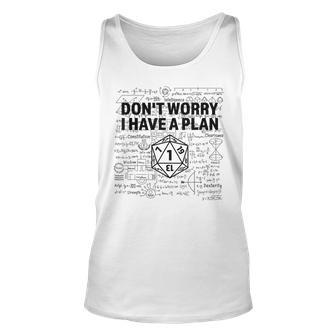 D20 Dice Roll 1 Funny Dungeon Gamer Critical Fail Dragon Unisex Tank Top | Mazezy