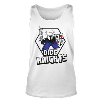 Dice Knights Wargaming Team Unisex Tank Top - Seseable