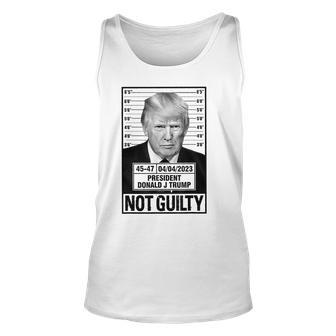 Donald Trump Police Hot Photo Not Guilty 45-47 President Tank Top | Mazezy