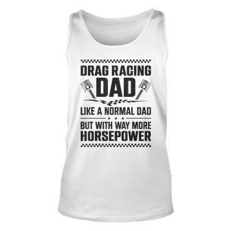 Drag Racing Race Car Dad Vintage Drag Racing Dad Like A For Dad Tank Top | Mazezy