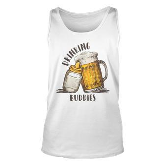 Drinking Buddies Dad And Baby Matching Fist Father Unisex Tank Top | Mazezy