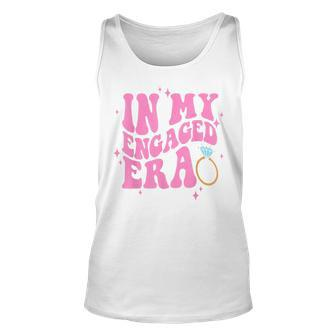 In My Engaged Era Groovy Bride Bachelorette Party Bridesmaid Tank Top | Mazezy